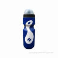 PE Plastic Drinking Water Bottle with Nontoxic High-grade Plastic, Wears Clear Plastic Dust Cover